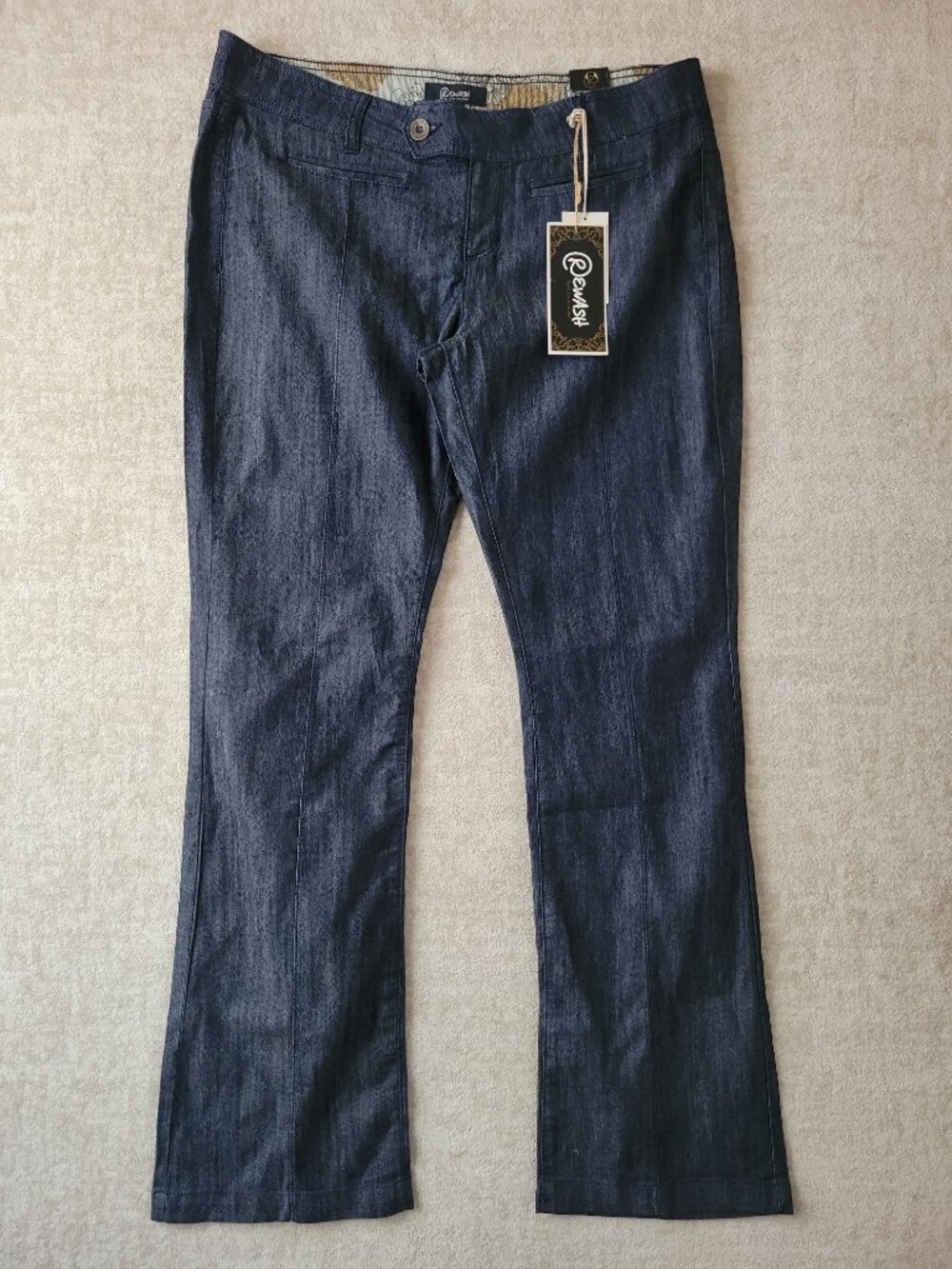 Rewash Flare Trouser Jean Womens Juniors 17 Plus Size Mid Rise Business Casual